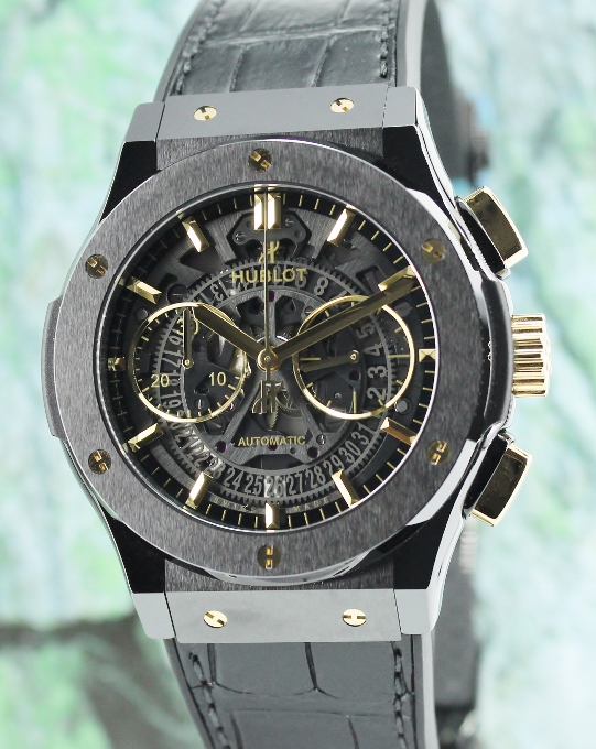 (image for) UNWORN HUBLOT CLASSIC FUSION AEROFUSION CHRONOGRAPH CERAMIC / 525.CM.0180.LR.SEA / SOUTH EAST ASIA EDITION